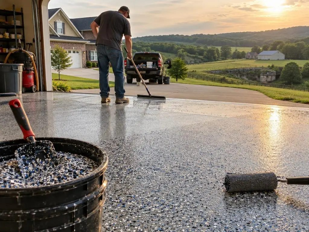 Epoxy Flake Floors in Bowling Green, KY