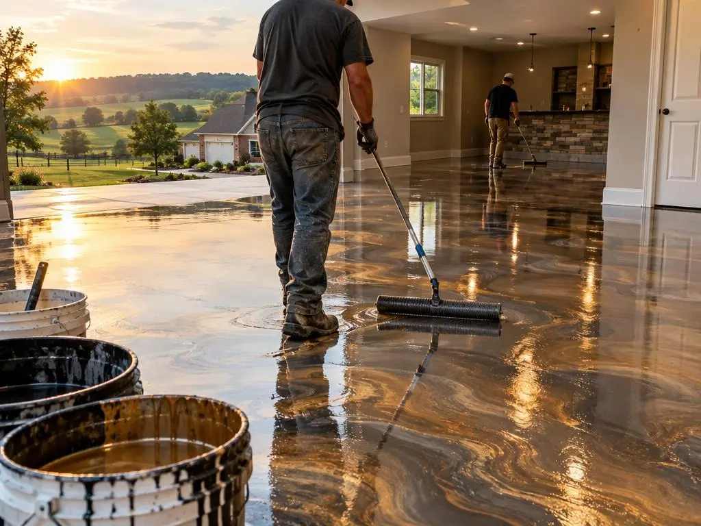 Metallic Epoxy Floors in Bowling Green, KY